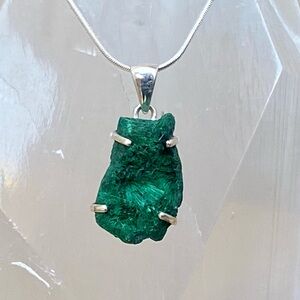 Emerald Green Pendant Necklace